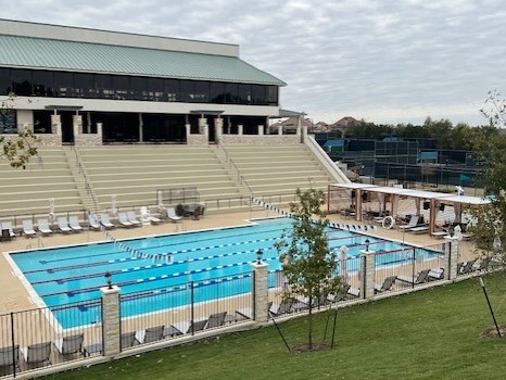 Commercial aquatic facility Olympic swimming pool heated with propane — Absolute Propane commercial customer Austin TX
